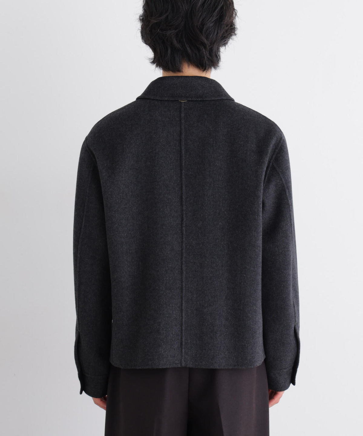 ｢ASSEMBLANC｣ カシミヤブレンドリバーZIPブルゾン