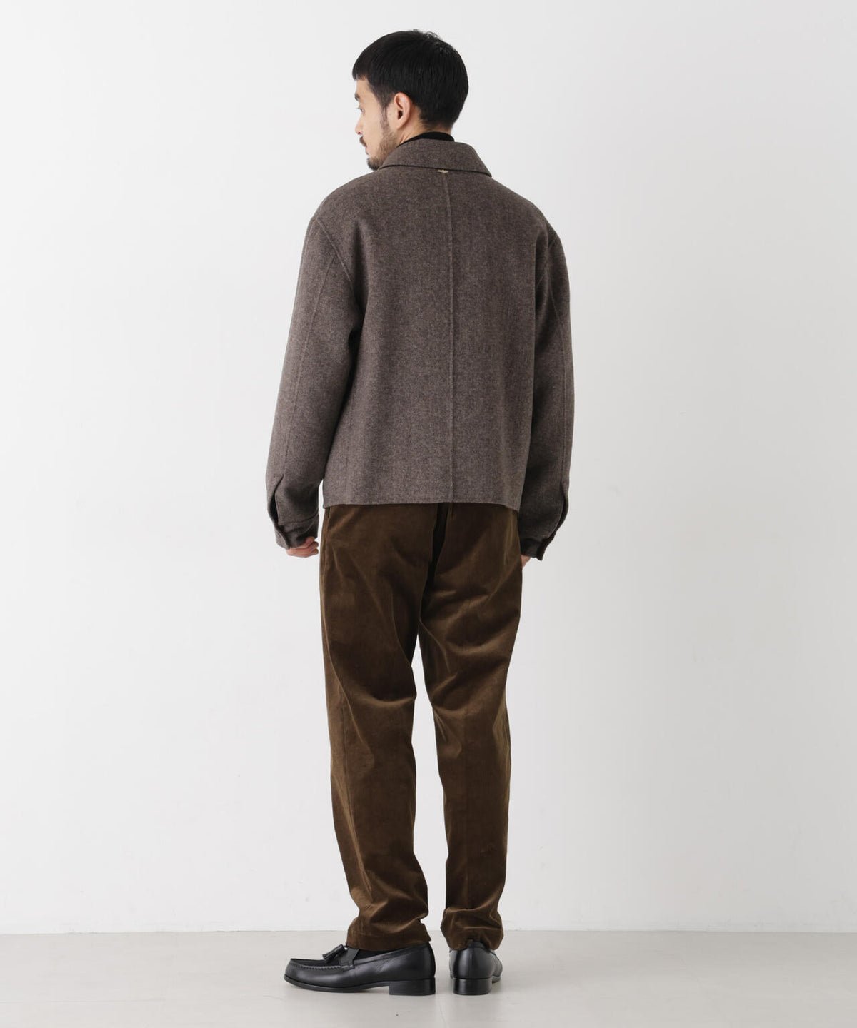 ｢ASSEMBLANC｣ カシミヤブレンドリバーZIPブルゾン