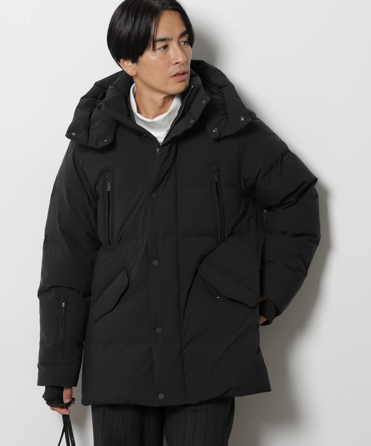 「西川ダウン(R)」SOLOTEX ミドル丈ダウン
