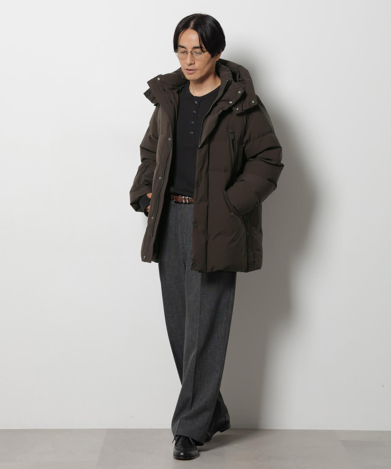 「西川ダウン(R)」SOLOTEX ミドル丈ダウン