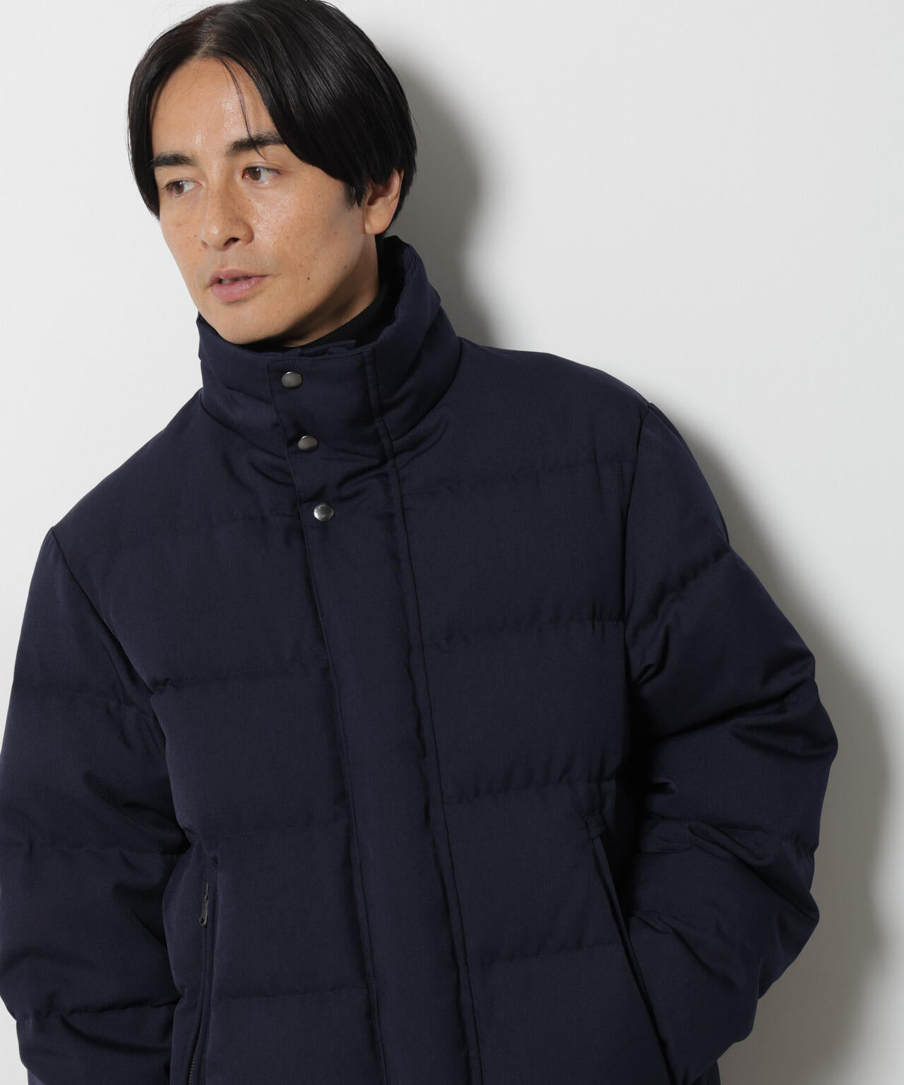 「西川ダウン(R)」サージフェイクファーカラーショートダウン