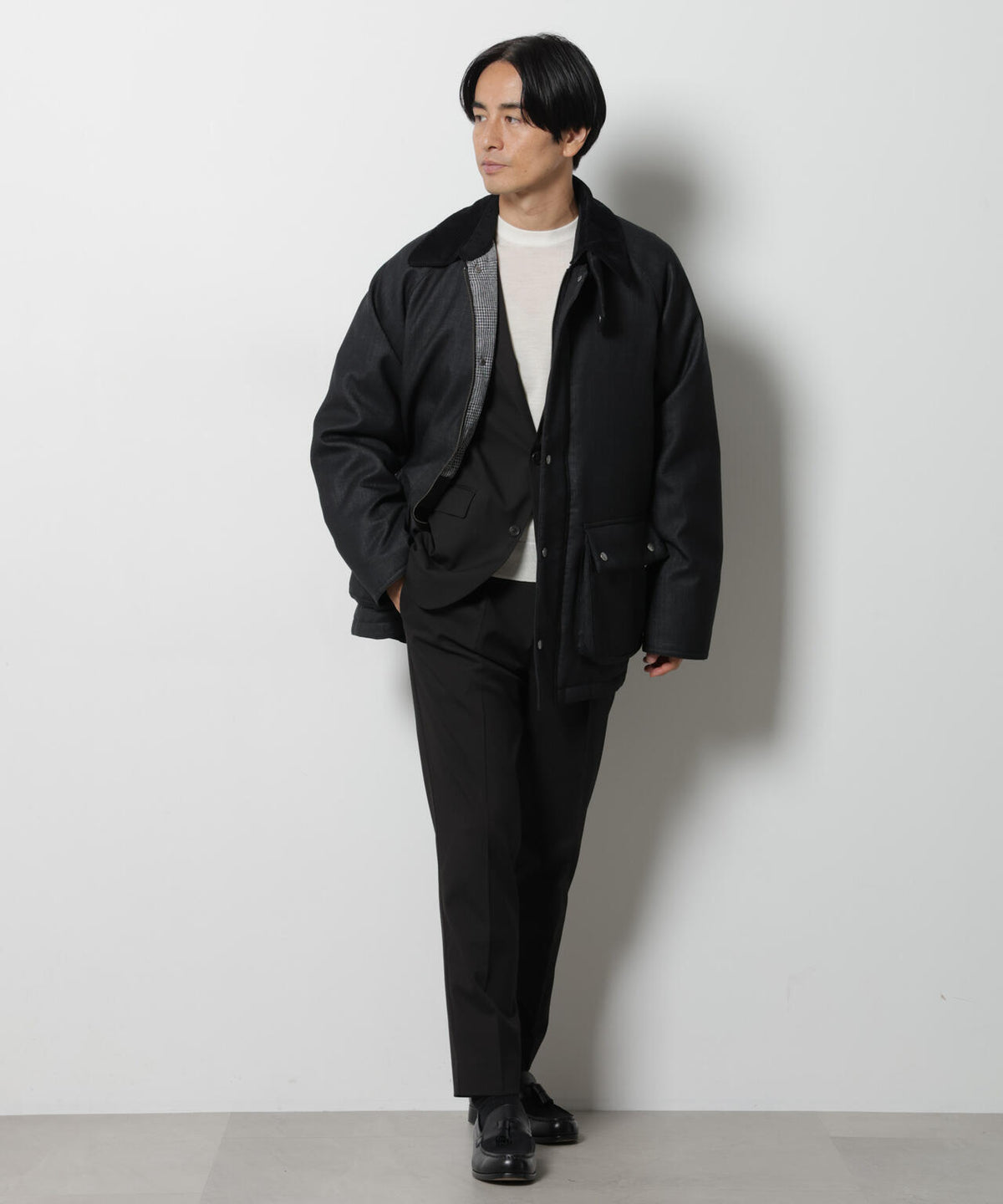 「My西川ダウン(R)」ウールデニムハンティングダウン
