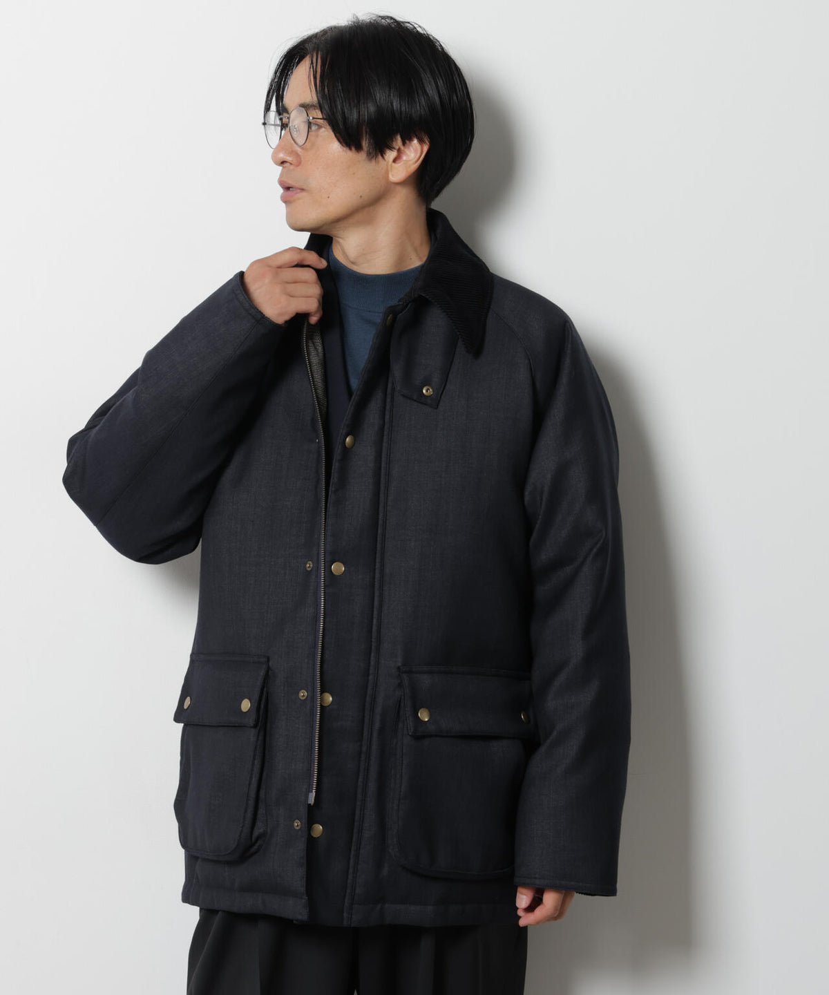 「My西川ダウン(R)」ウールデニムハンティングダウン