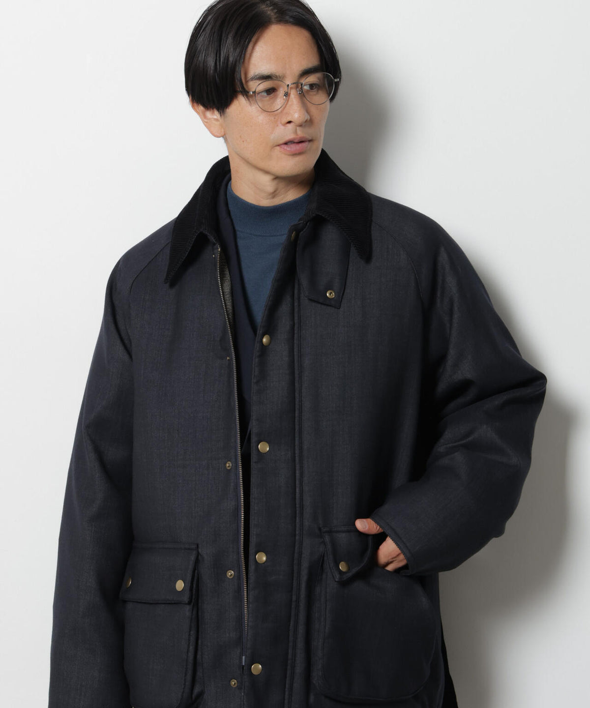「My西川ダウン(R)」ウールデニムハンティングダウン