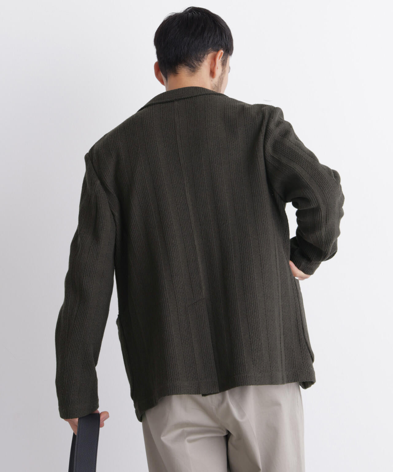 【大人気セットアップ】｢DamerinoJacket｣TEXBRID(R) リンクスストライプジャージージャケット