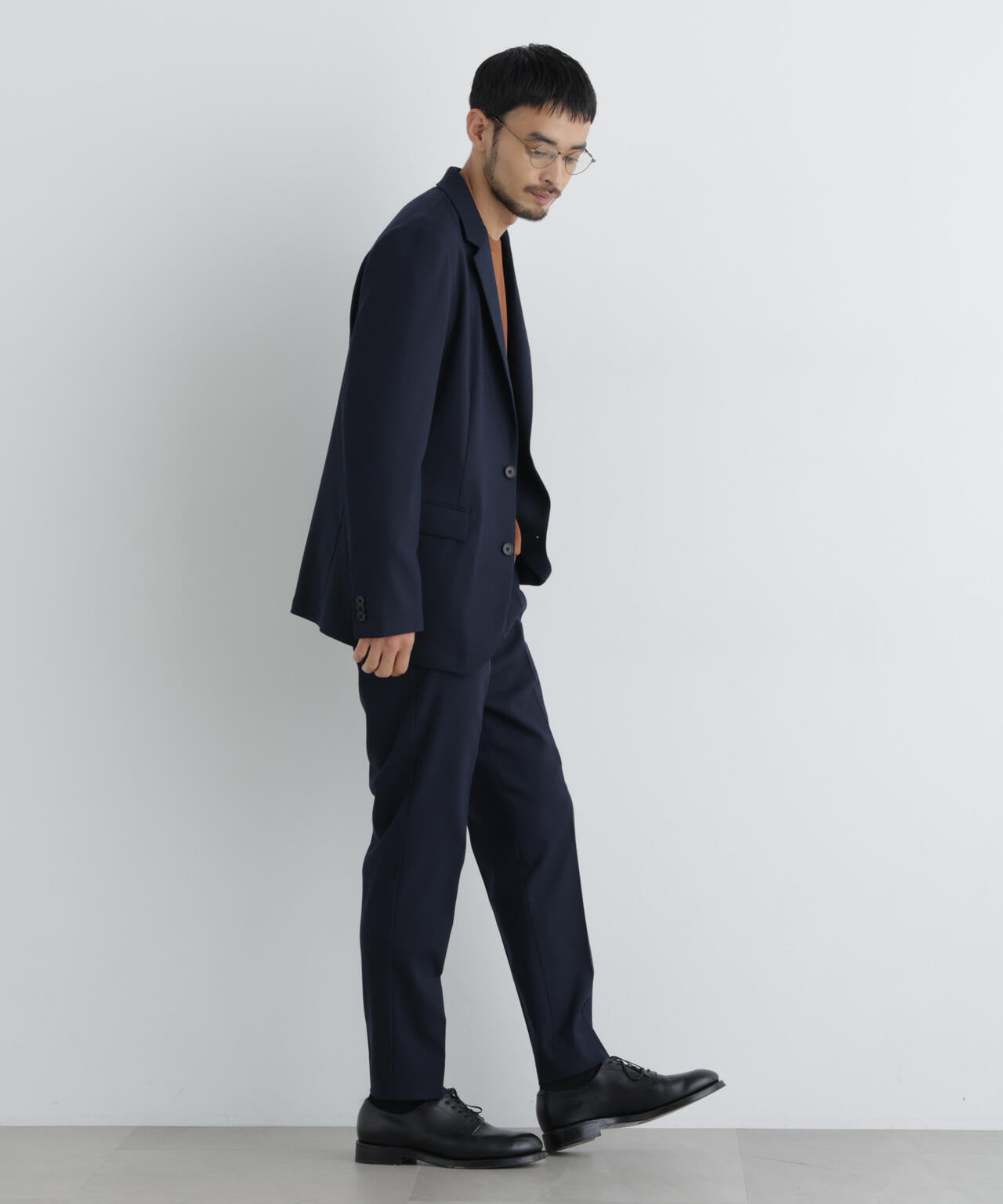 【大人気セットアップ】｢Damerino｣ T/Rスラブストレッチセットアップ/WASHABLE