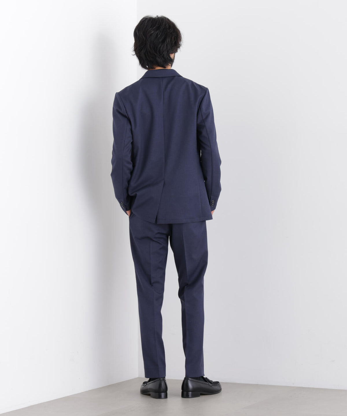 【イージーケア/防シワ】「Damerino」WOLSTAR(R) ツイルストレッチセットアップ/イージーケア