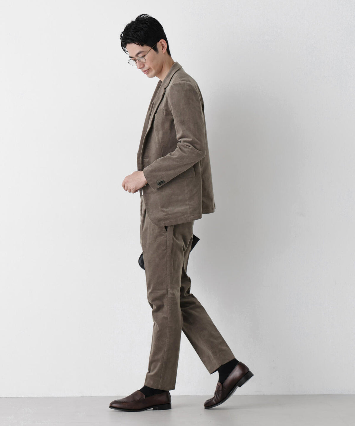 ｢Damerino｣コットンコーデュロイストレッチセットアップ
