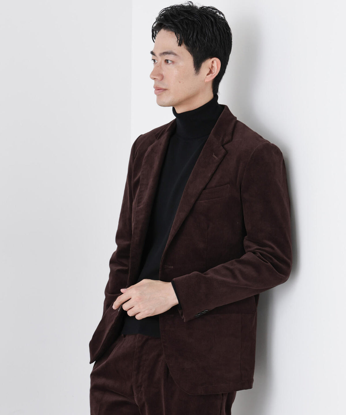 ｢Damerino｣コットンコーデュロイストレッチセットアップ