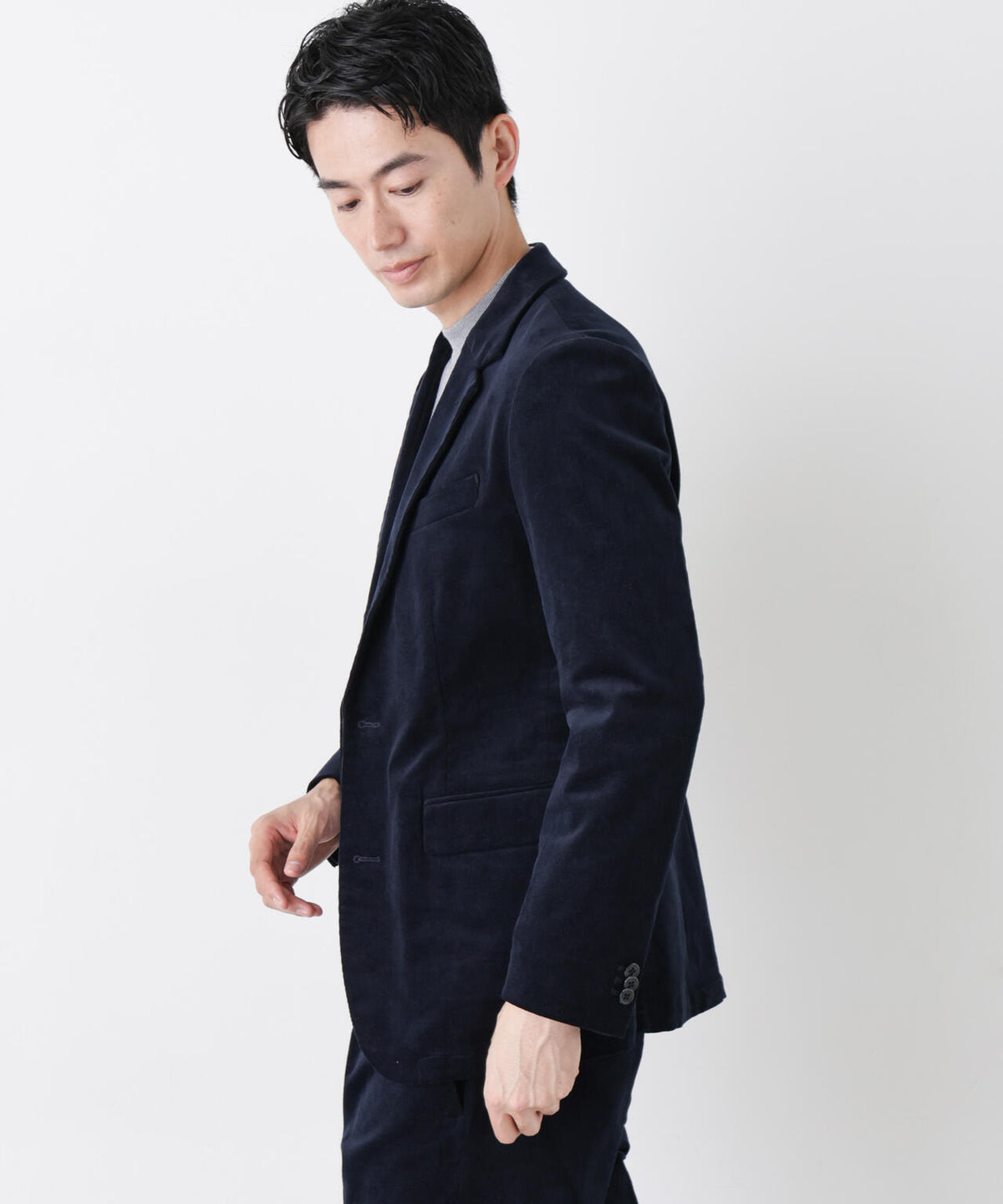 ｢Damerino｣コットンコーデュロイストレッチセットアップ