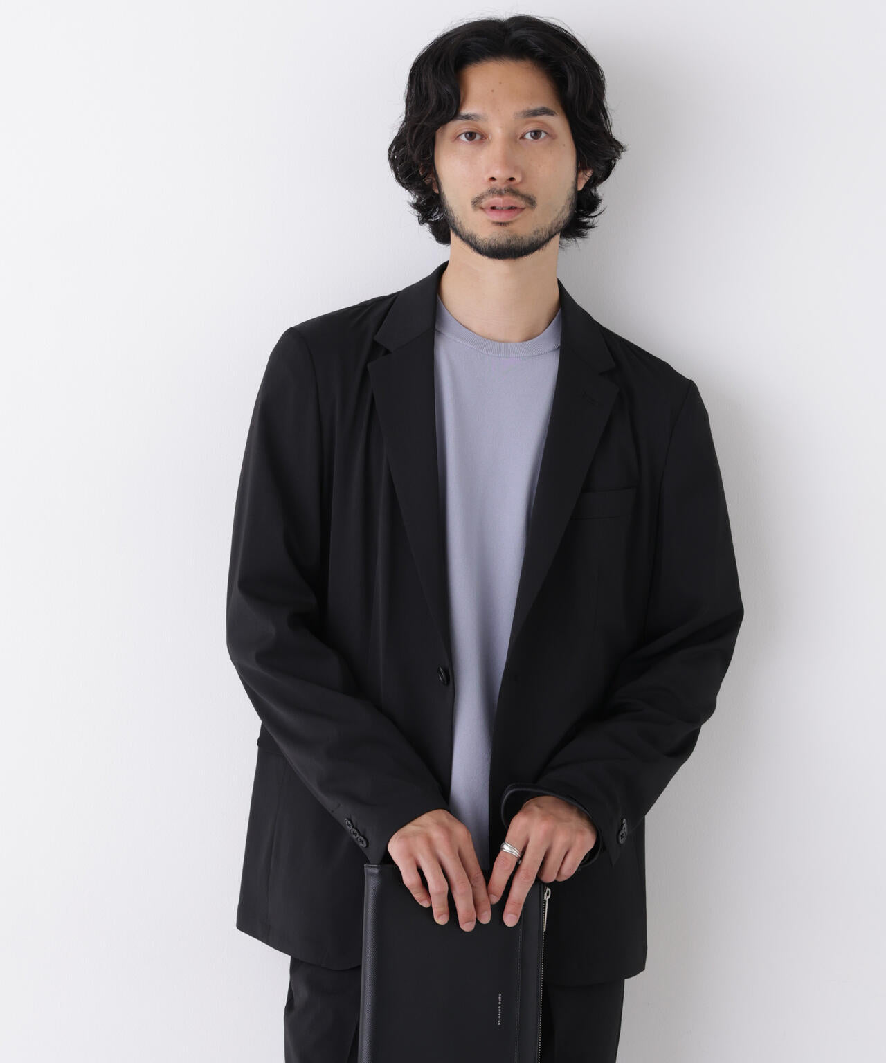 【大人気セットアップ】｢Damerino｣T/R パウダリー2WAYストレッチセットアップ