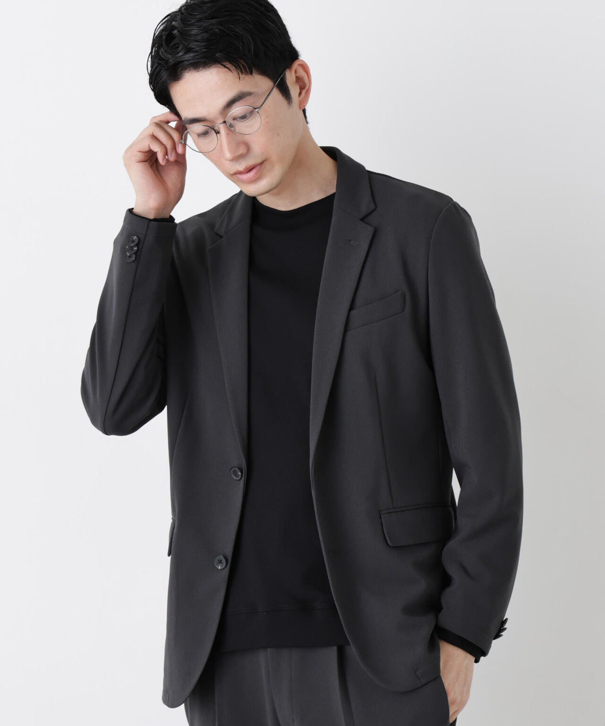 【防シワ/マシンウォッシャブル】｢DamerinoPack｣forJetSetterブークレジャージセットアップ
