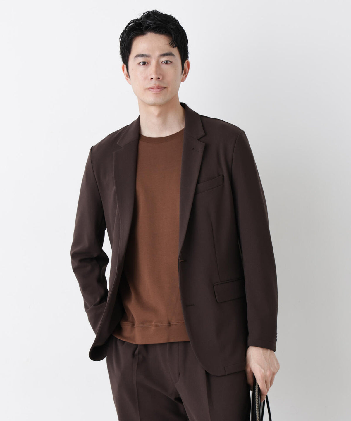 【防シワ/マシンウォッシャブル】｢DamerinoPack｣forJetSetterブークレジャージセットアップ