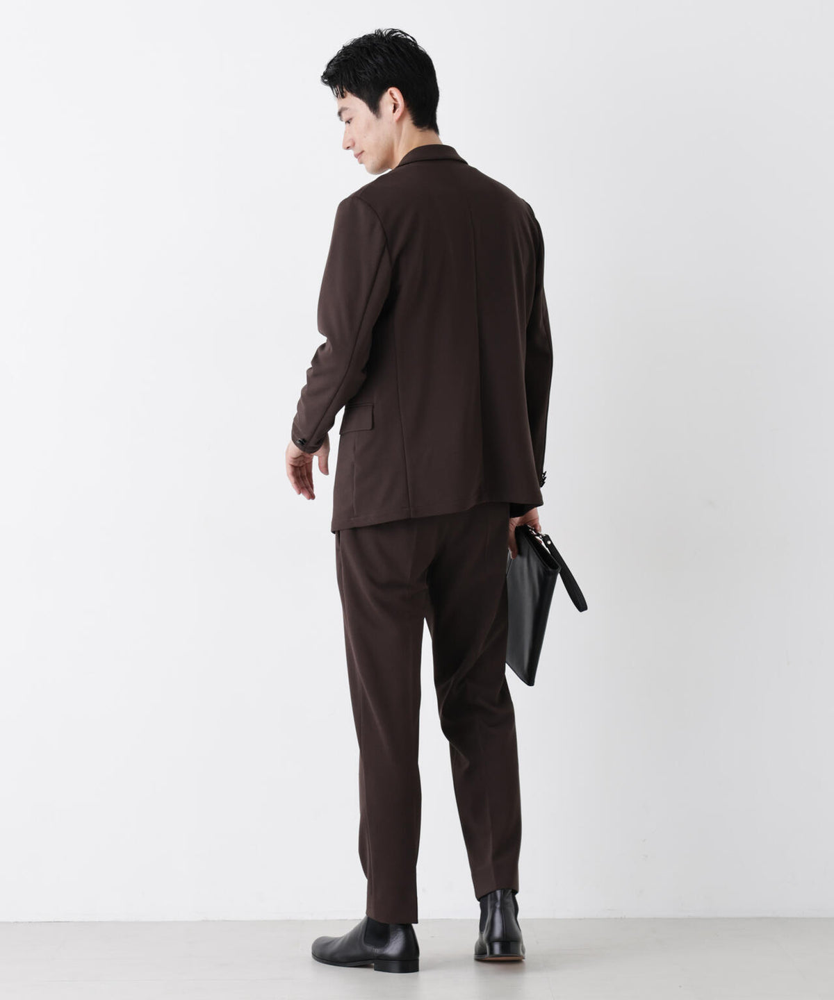 【防シワ/マシンウォッシャブル】｢DamerinoPack｣forJetSetterブークレジャージセットアップ