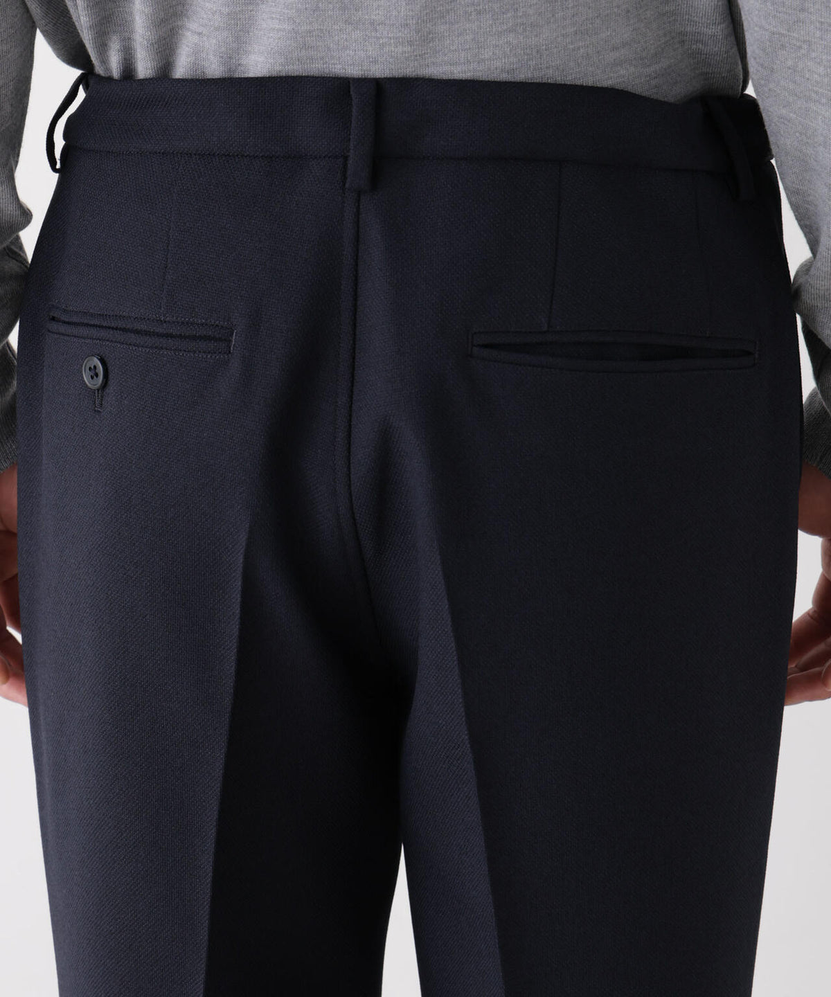 【ストレッチ/ウォッシャブル/防シワ】｢Damerino｣メランジオックスストレッチセットアップ
