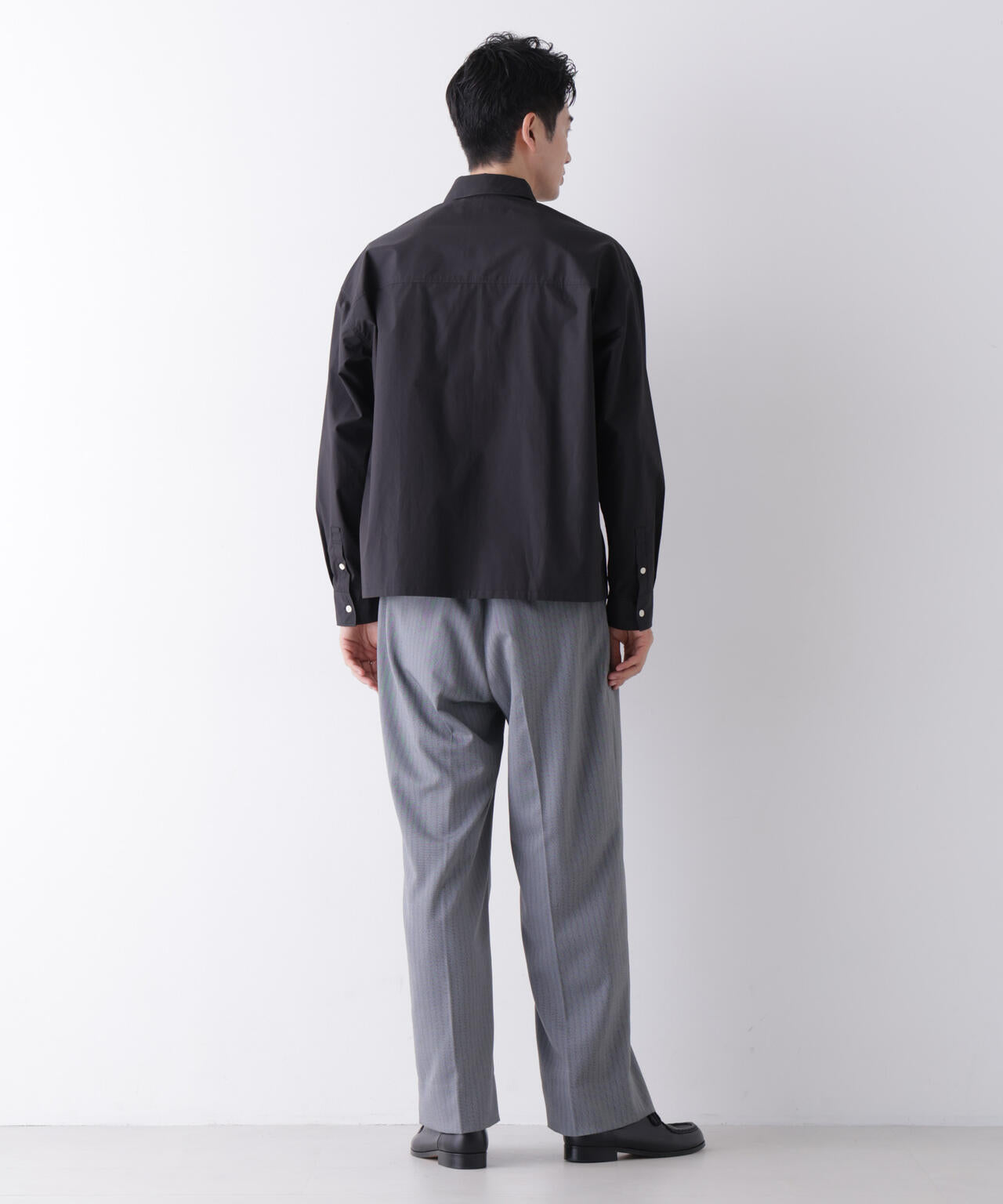 ｢James Fabric｣ ボクシークロップドシャツブルゾン