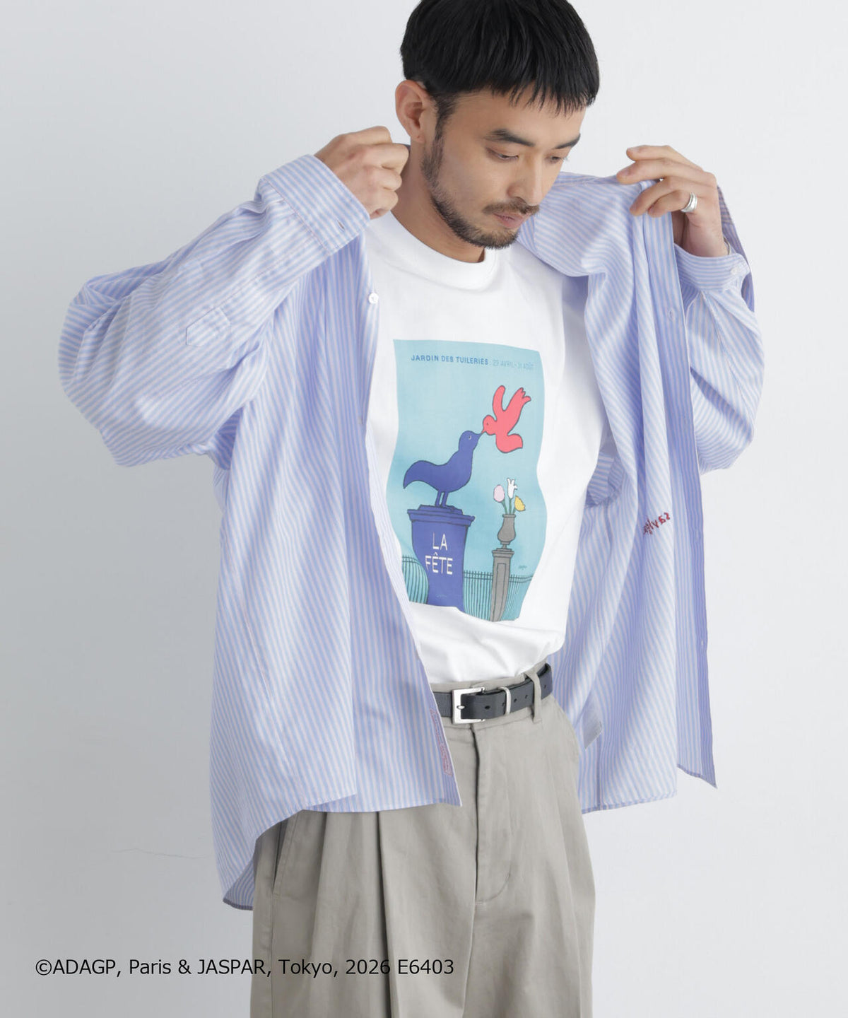 「OtoNANO｣×SAVIGNAC レタードワイドシャツ