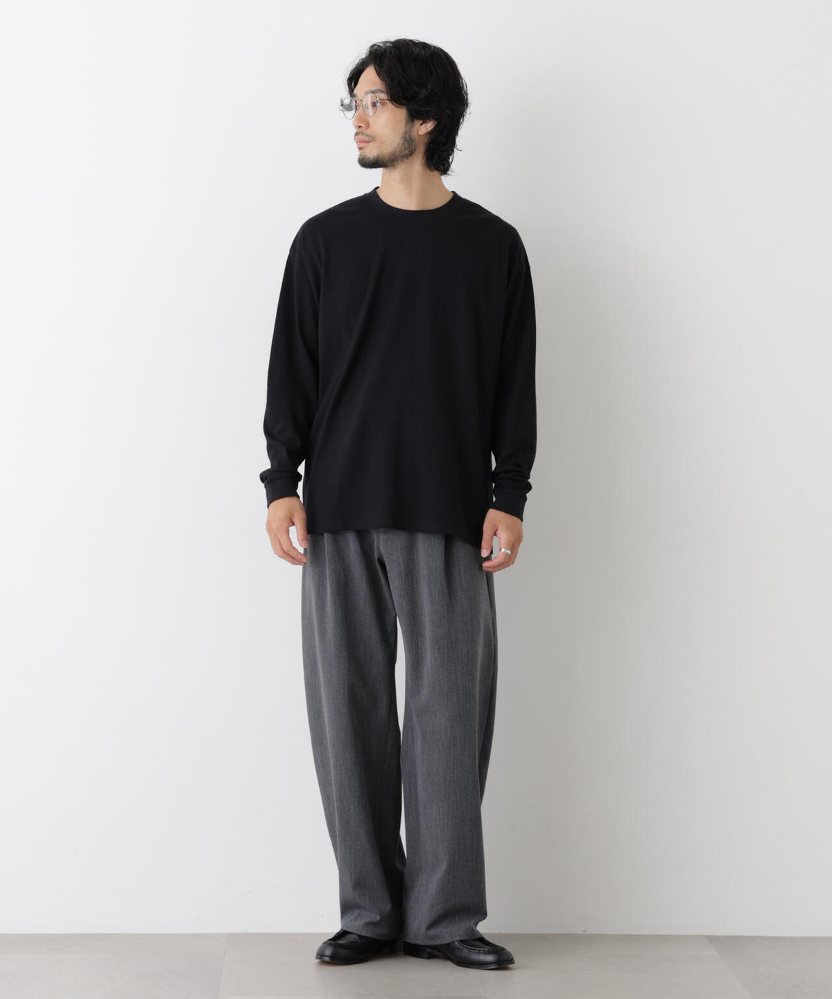 Anti Soaked(R)  汗染み防止 ビッグTシャツ 長袖