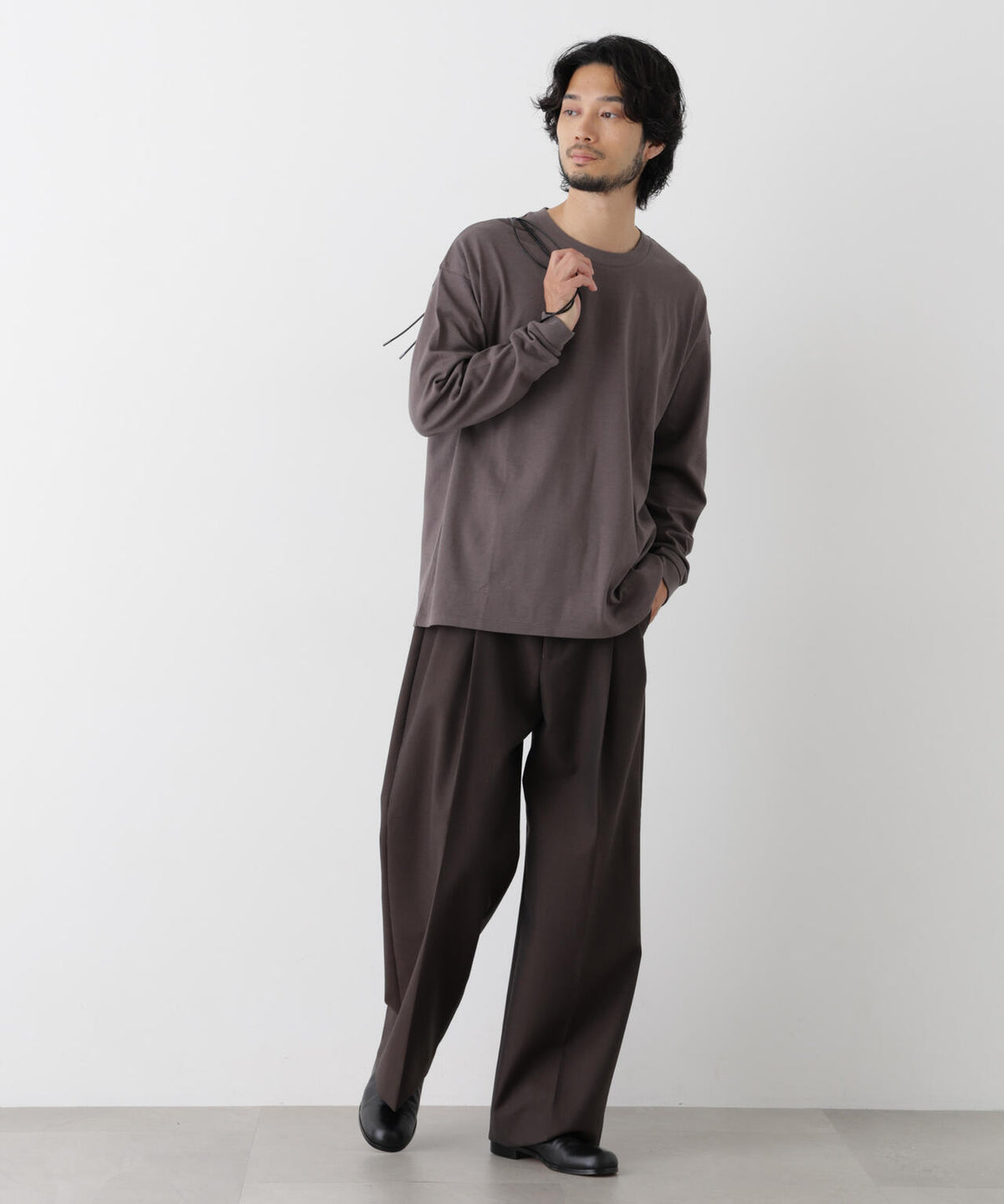 Anti Soaked(R)  汗染み防止 ビッグTシャツ 長袖
