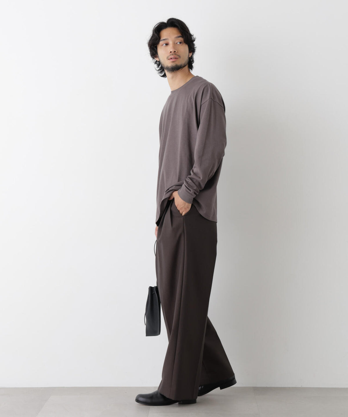 Anti Soaked(R)  汗染み防止 ビッグTシャツ 長袖