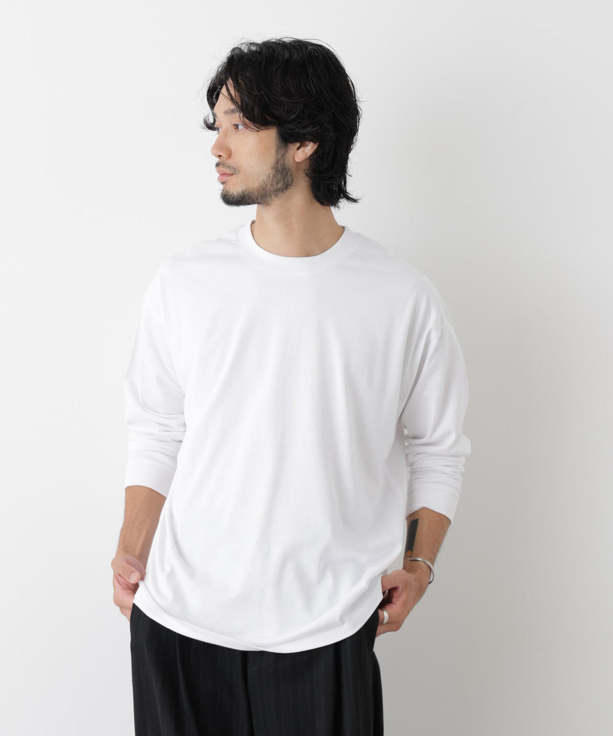 181cm　B:75 W:73 H:90 着用サイズ：L