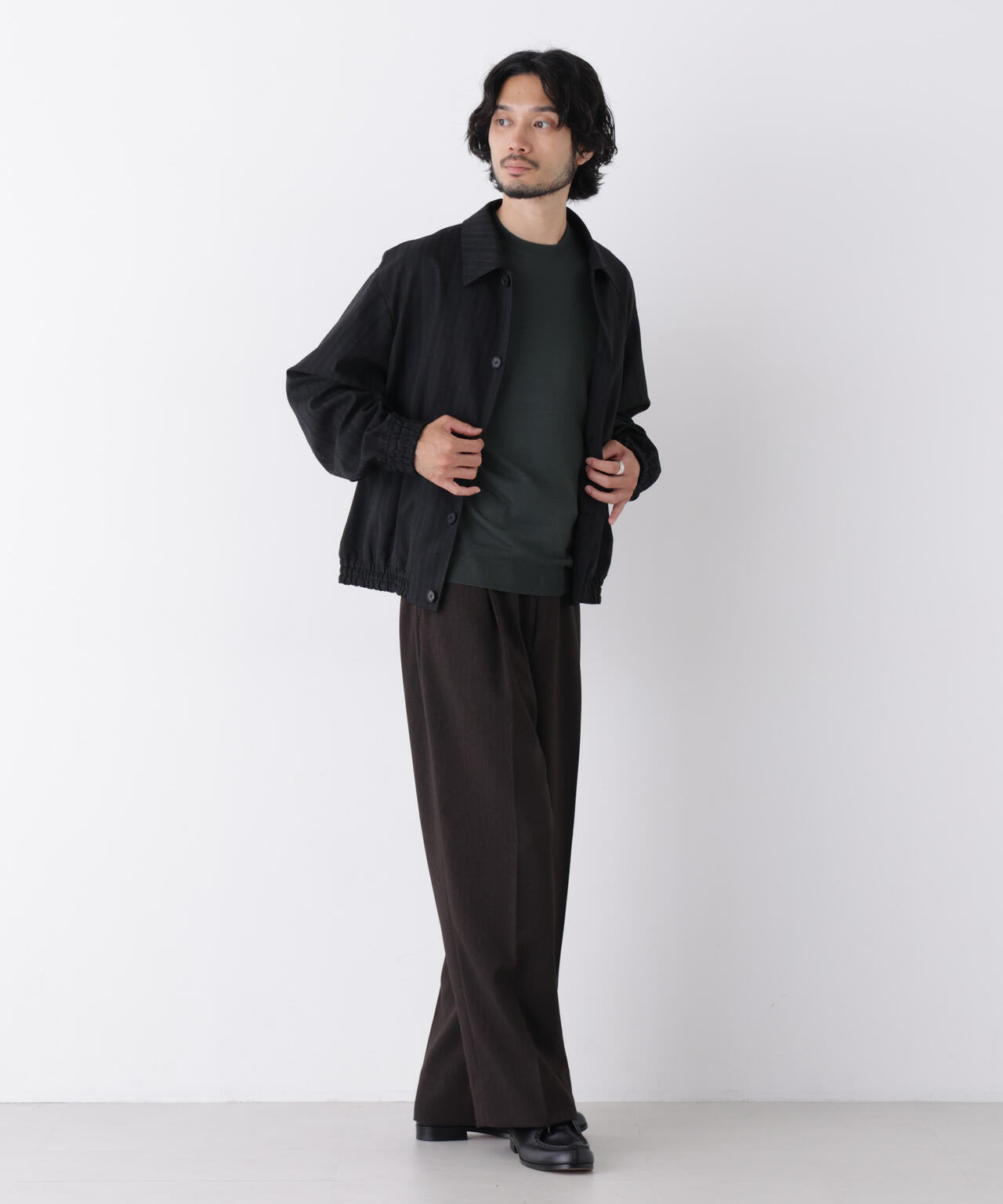 ｢OtoNANO｣ ヘリンボンワイドイージースラックス