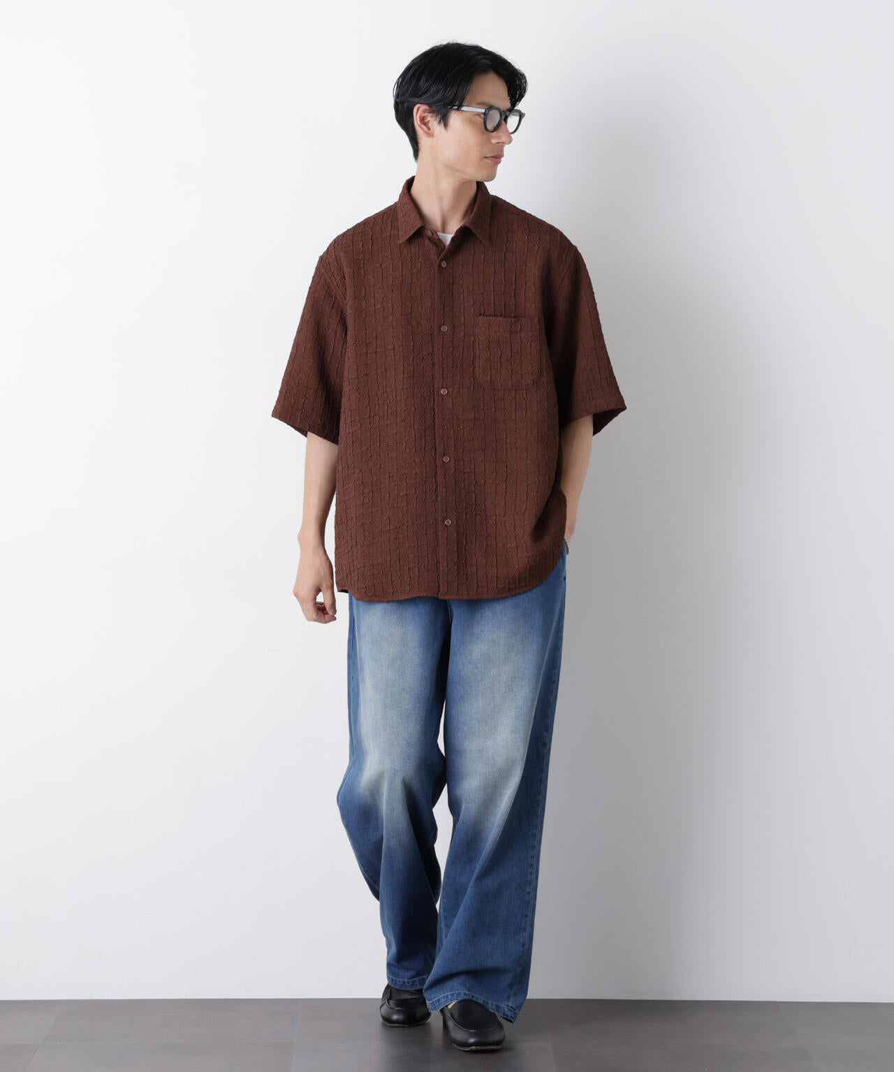 COOLLY DENIM ワイドイージーパンツ（接触冷感）