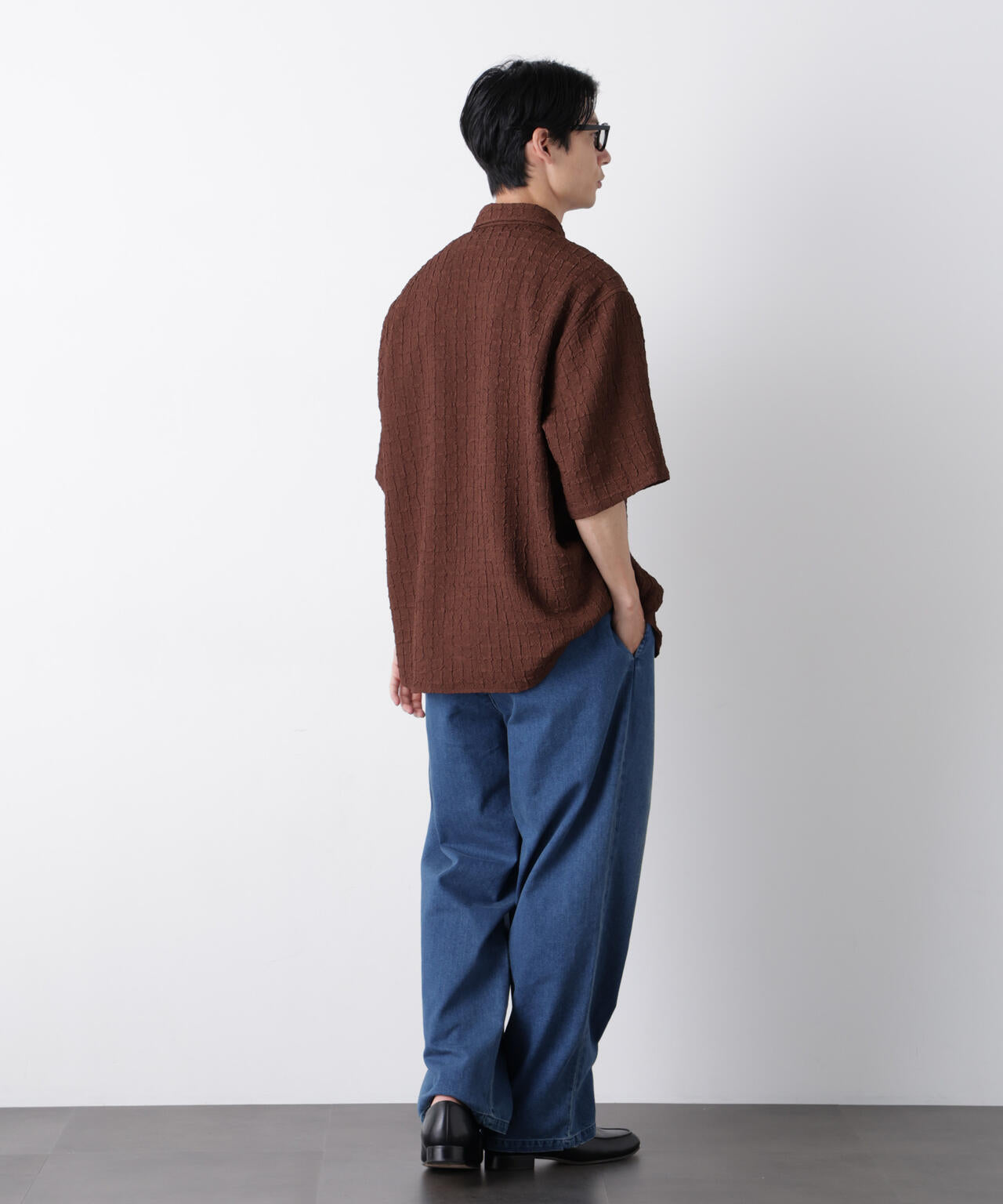 COOLLY DENIM ワイドイージーパンツ（接触冷感）