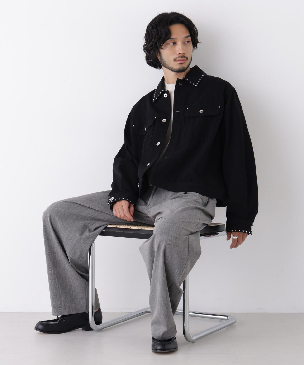 ｢DELEGANT｣ バレルレッグイージーパンツ（セットアップ可）