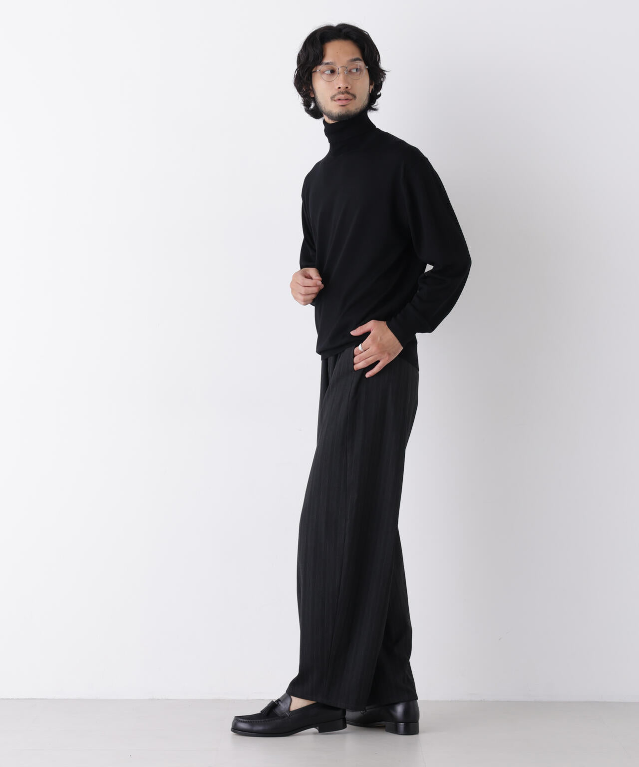 ｢DELEGANT｣ バレルレッグイージーパンツ（セットアップ可）