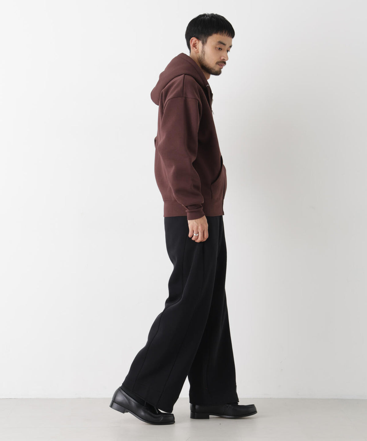 ｢PLAYFUL CODE｣ コアフリース裏起毛ストレートパンツ