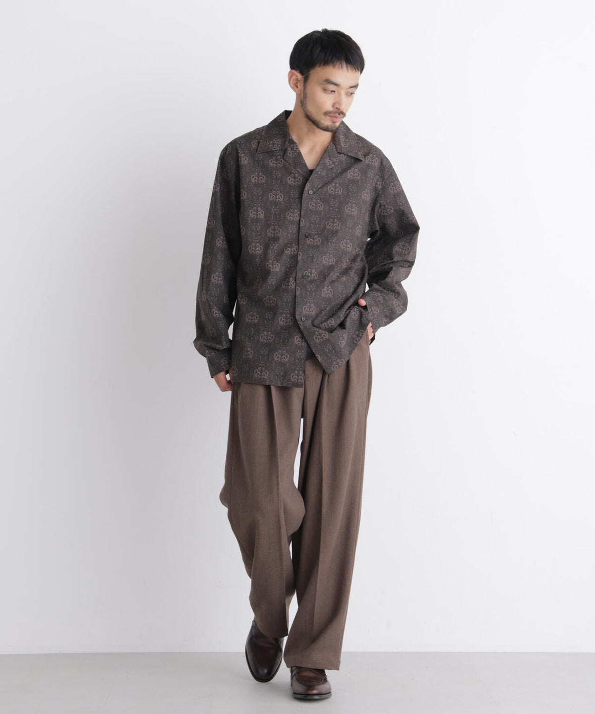 「OtoNANO」×masoret  1タックトラウザーズ