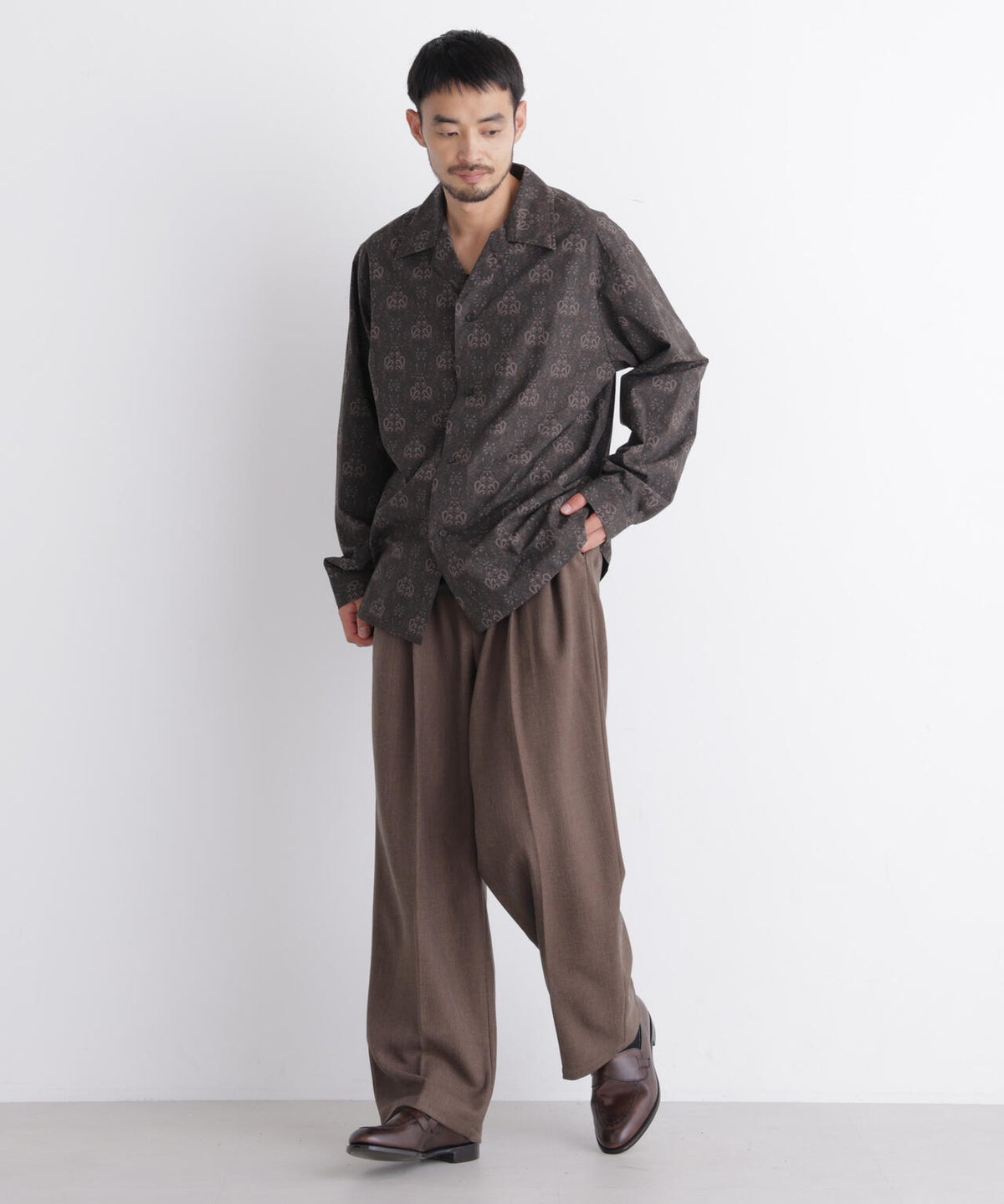 「OtoNANO」×masoret  1タックトラウザーズ