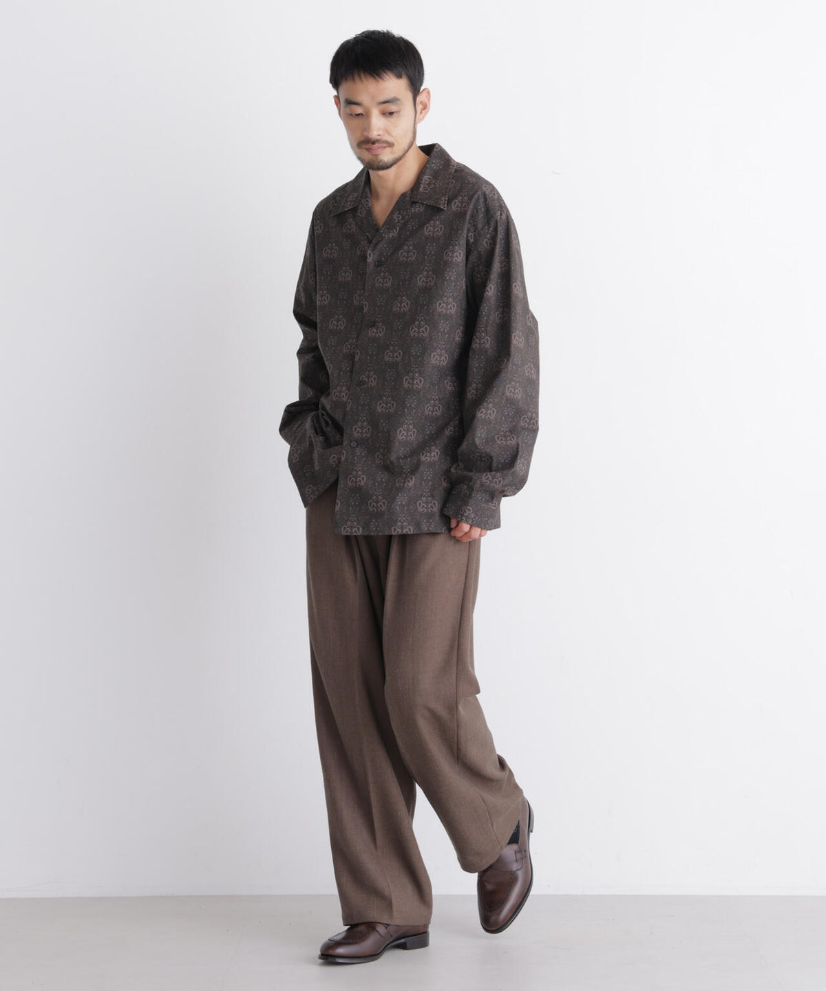 「OtoNANO」×masoret  1タックトラウザーズ