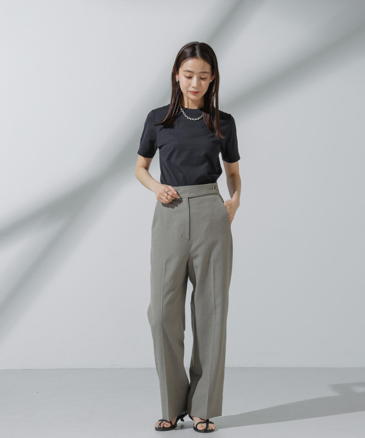 Anti Soaked(R) 汗染み防止 クルーネックTシャツ