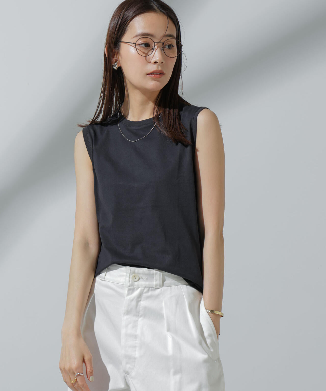 Anti Soaked(R) 汗染み防止 ノースリーブTシャツ