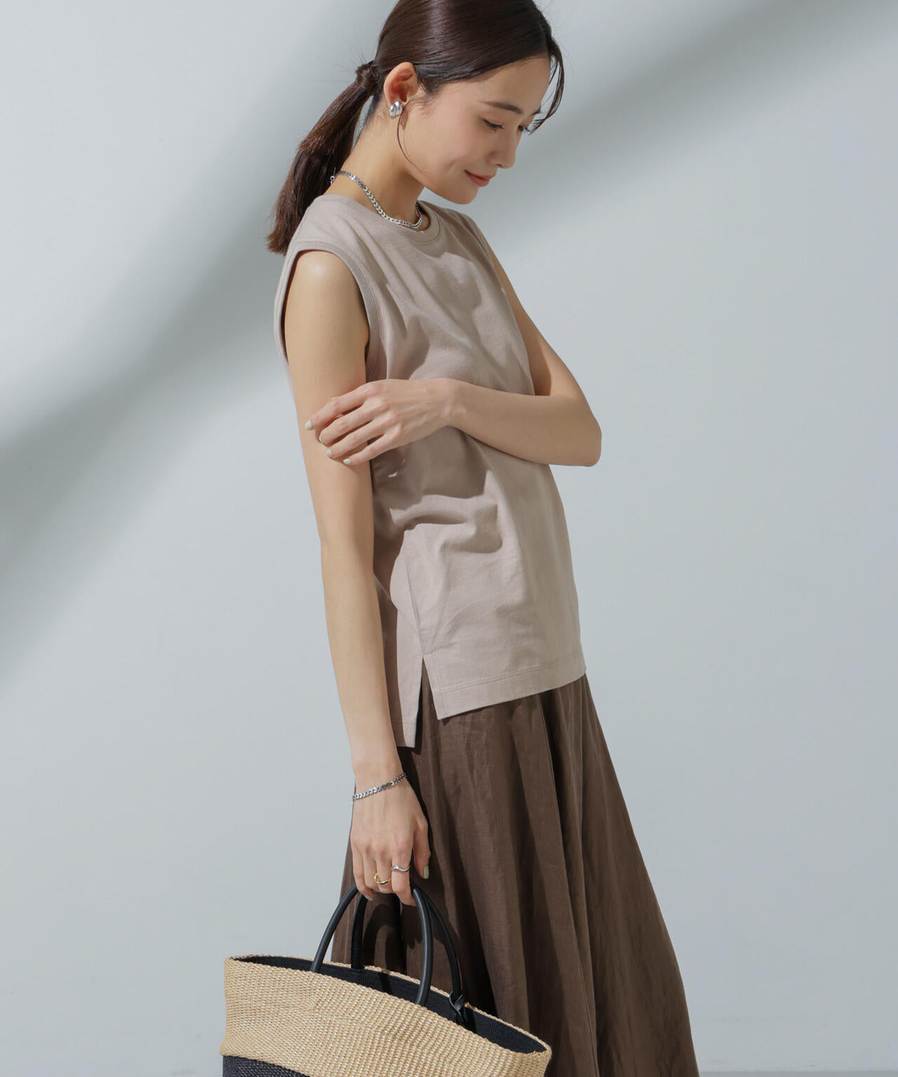 Anti Soaked(R) 汗染み防止 ノースリーブTシャツ