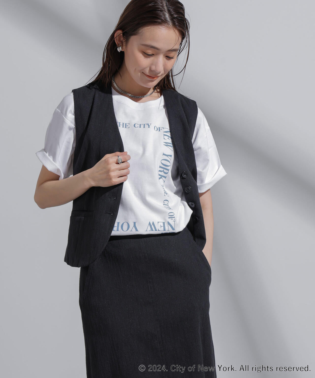 GOOD ROCK SPEED×Anti Soaked(R) 汗染み防止 NYC Tシャツ