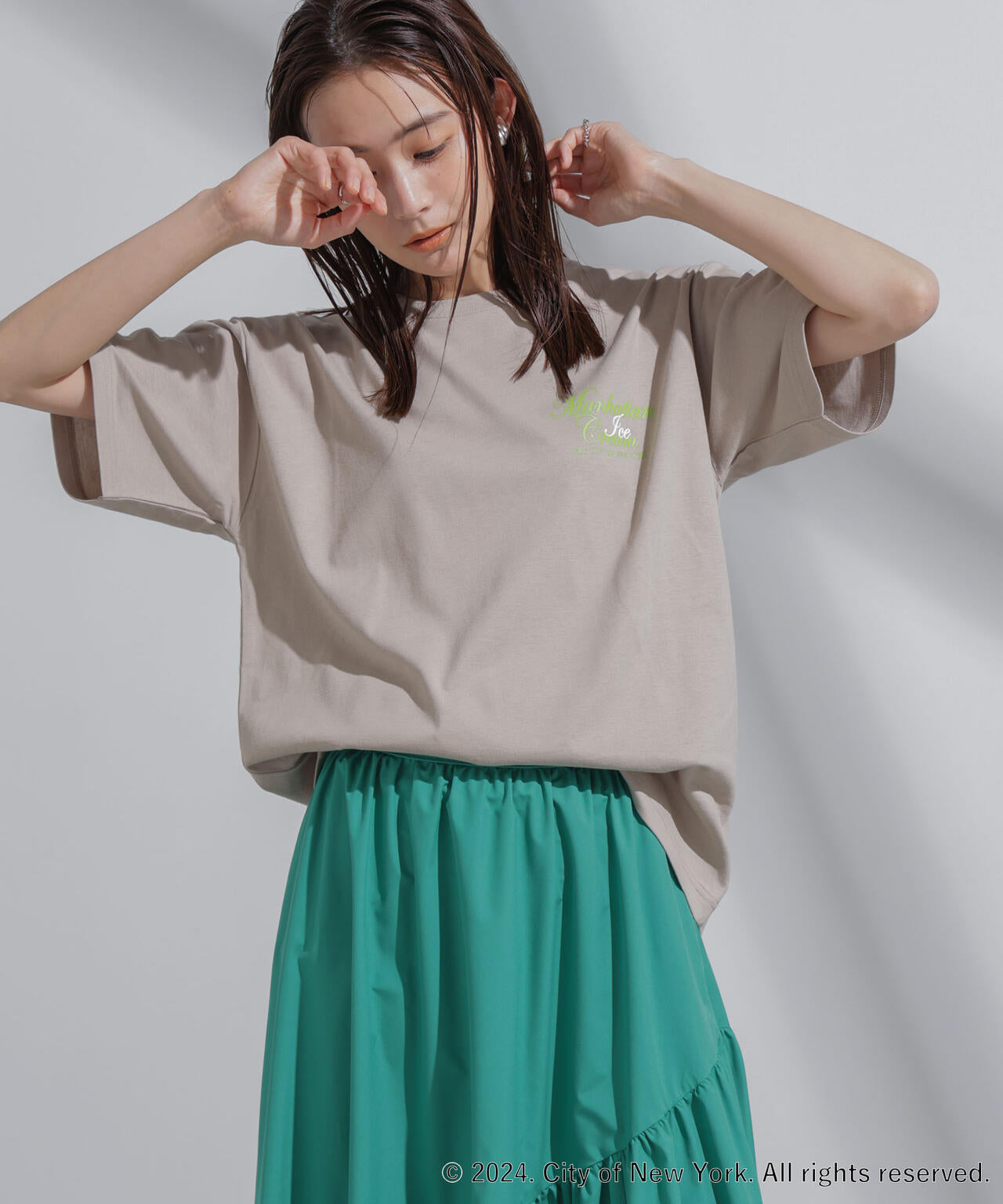 GOOD ROCK SPEED×Anti Soaked(R) 汗染み防止 NYC Tシャツ