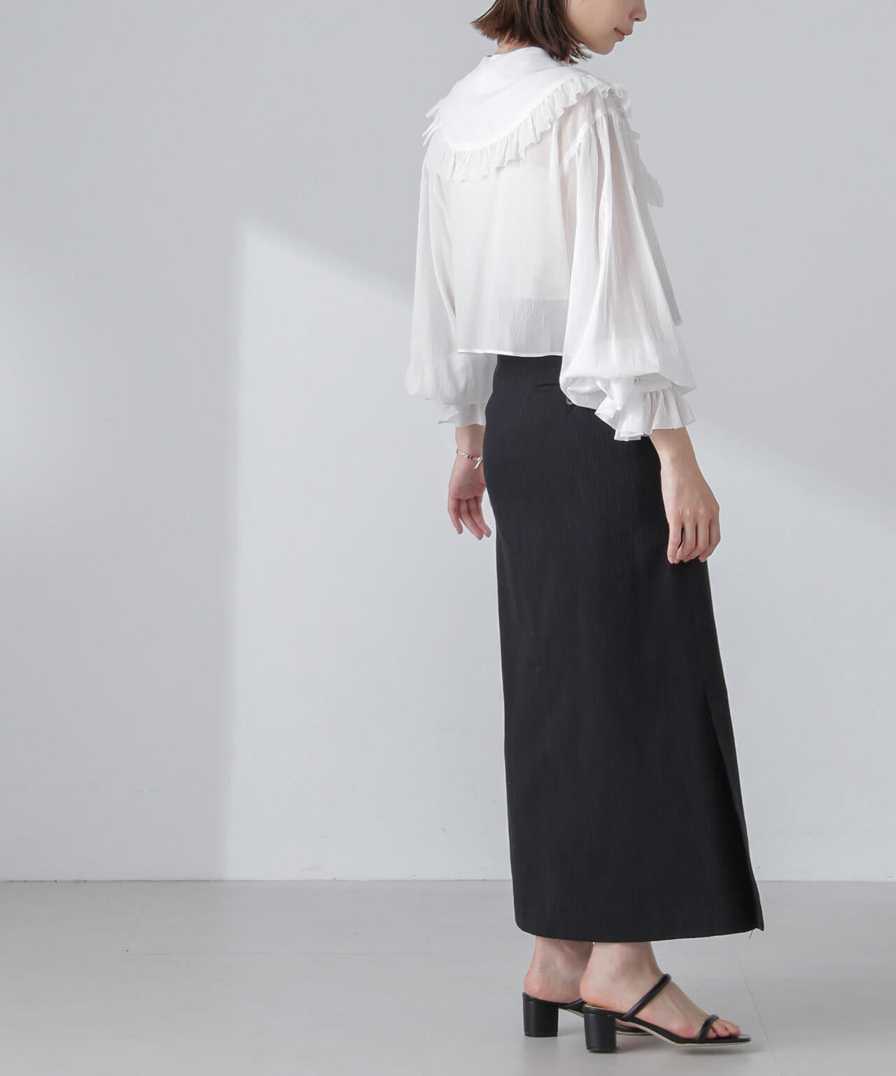 スラブメランジマキシスカート(セットアップ可)