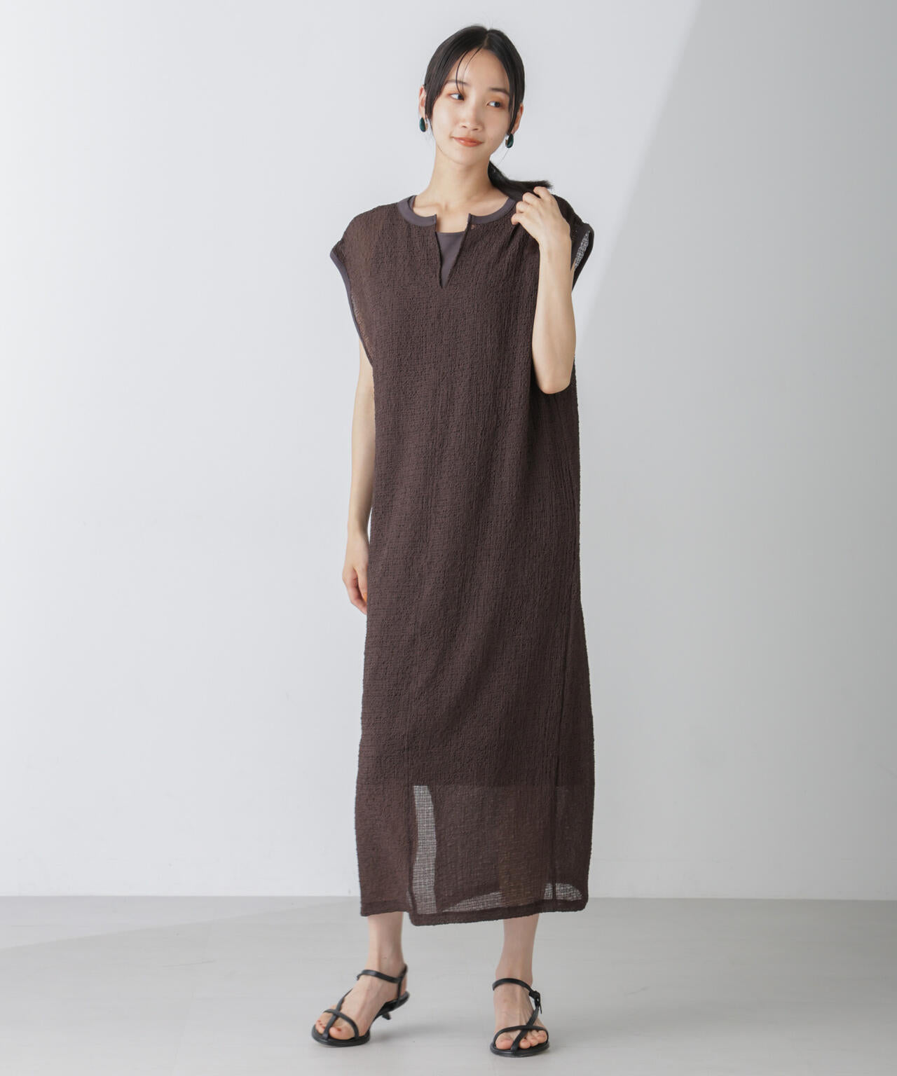 シアーサッカーワンピース