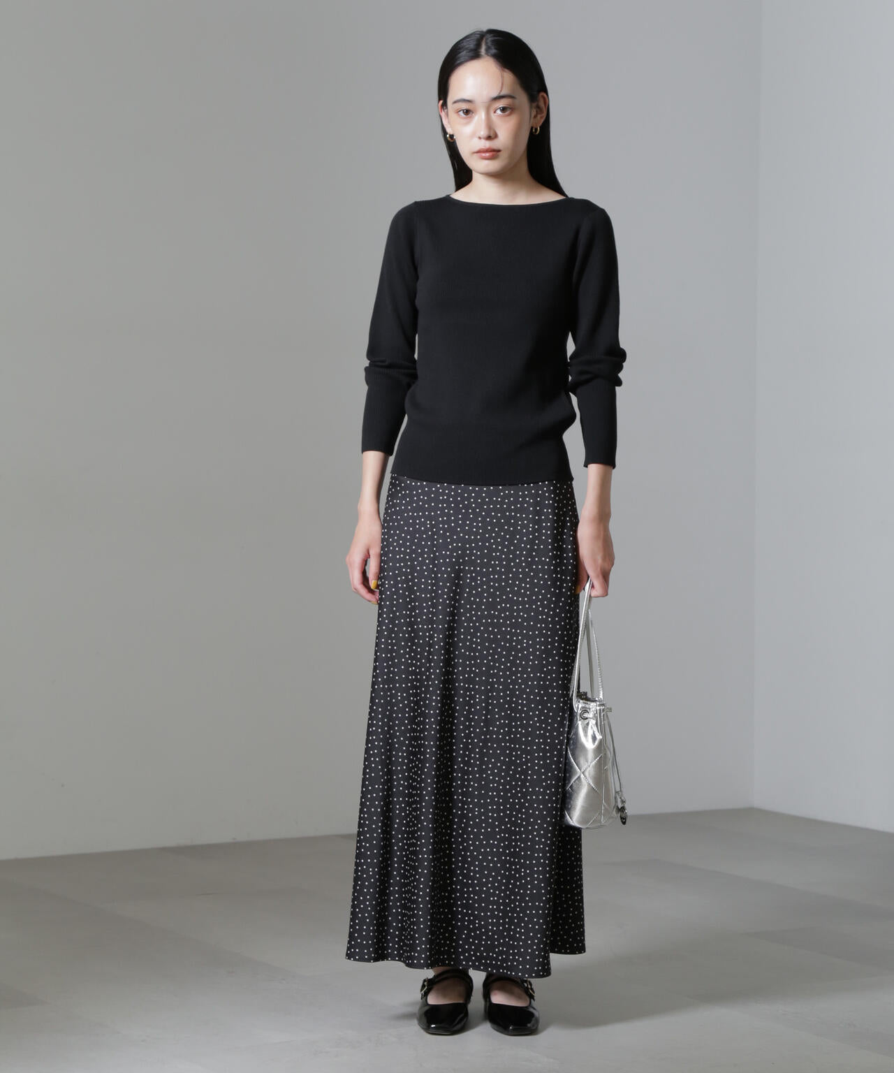 CICA＆UVカット加工リブニット