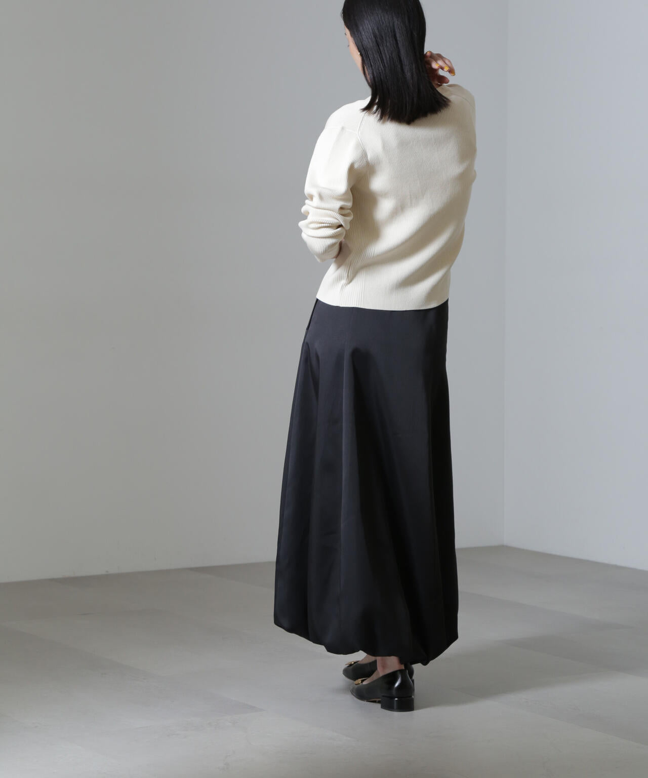CICA＆UVカット加工Vネックリブカーディガン