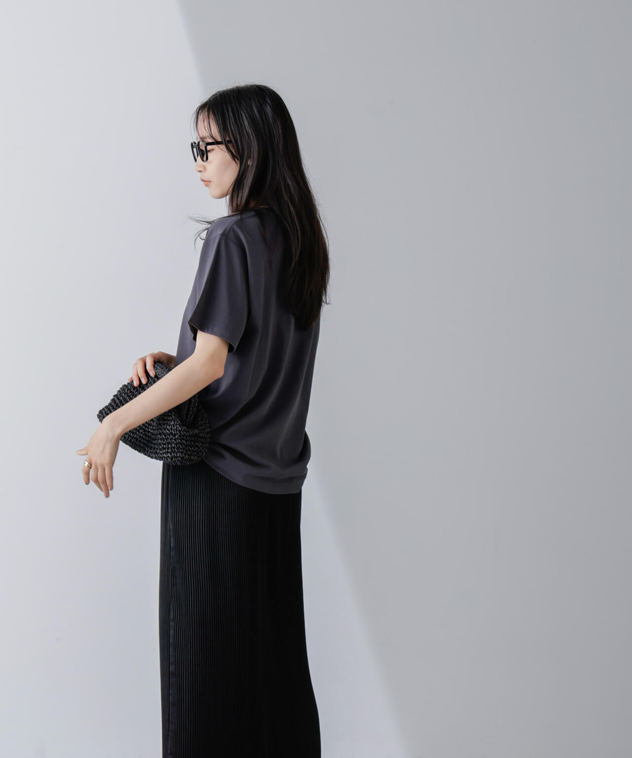 レタードグラフィックTシャツ