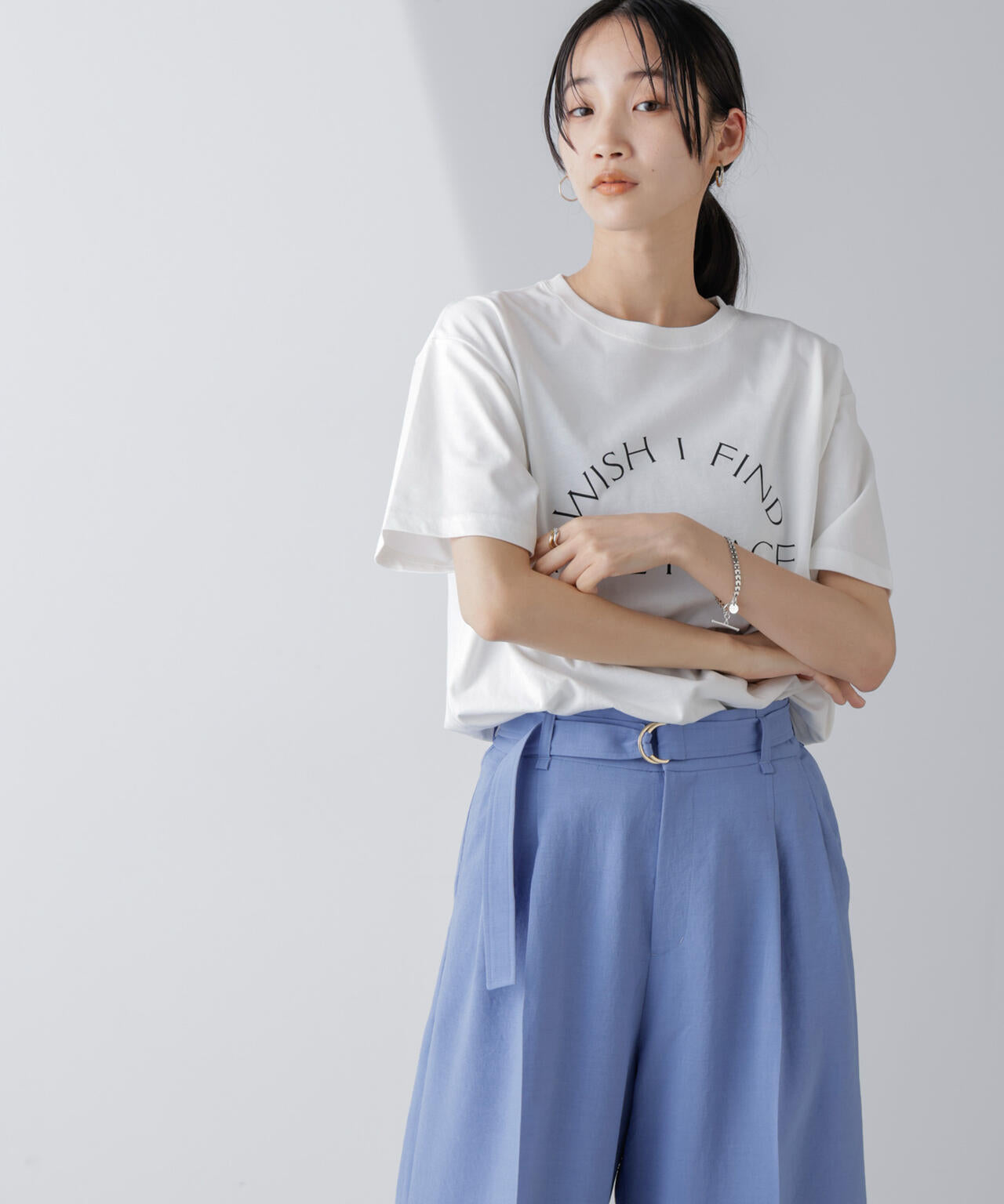 レタードグラフィックTシャツ