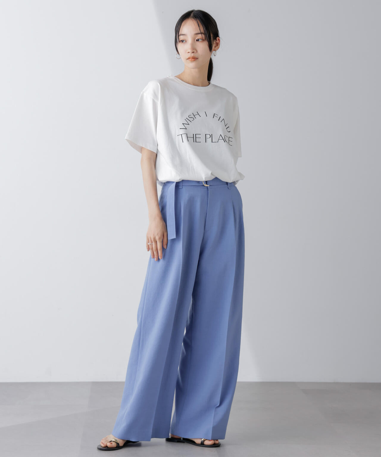 レタードグラフィックTシャツ