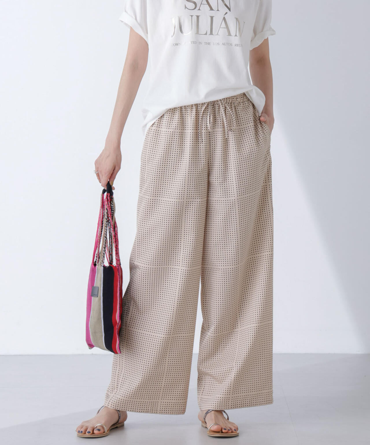 AtPARK＆DAILYWEAR/ドットプリントパンツ