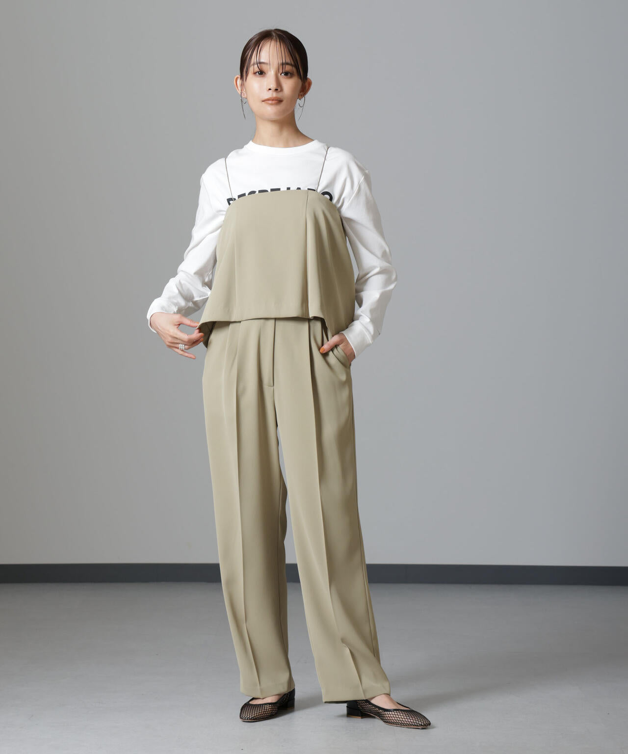 ベアトップキャミセットパンツ