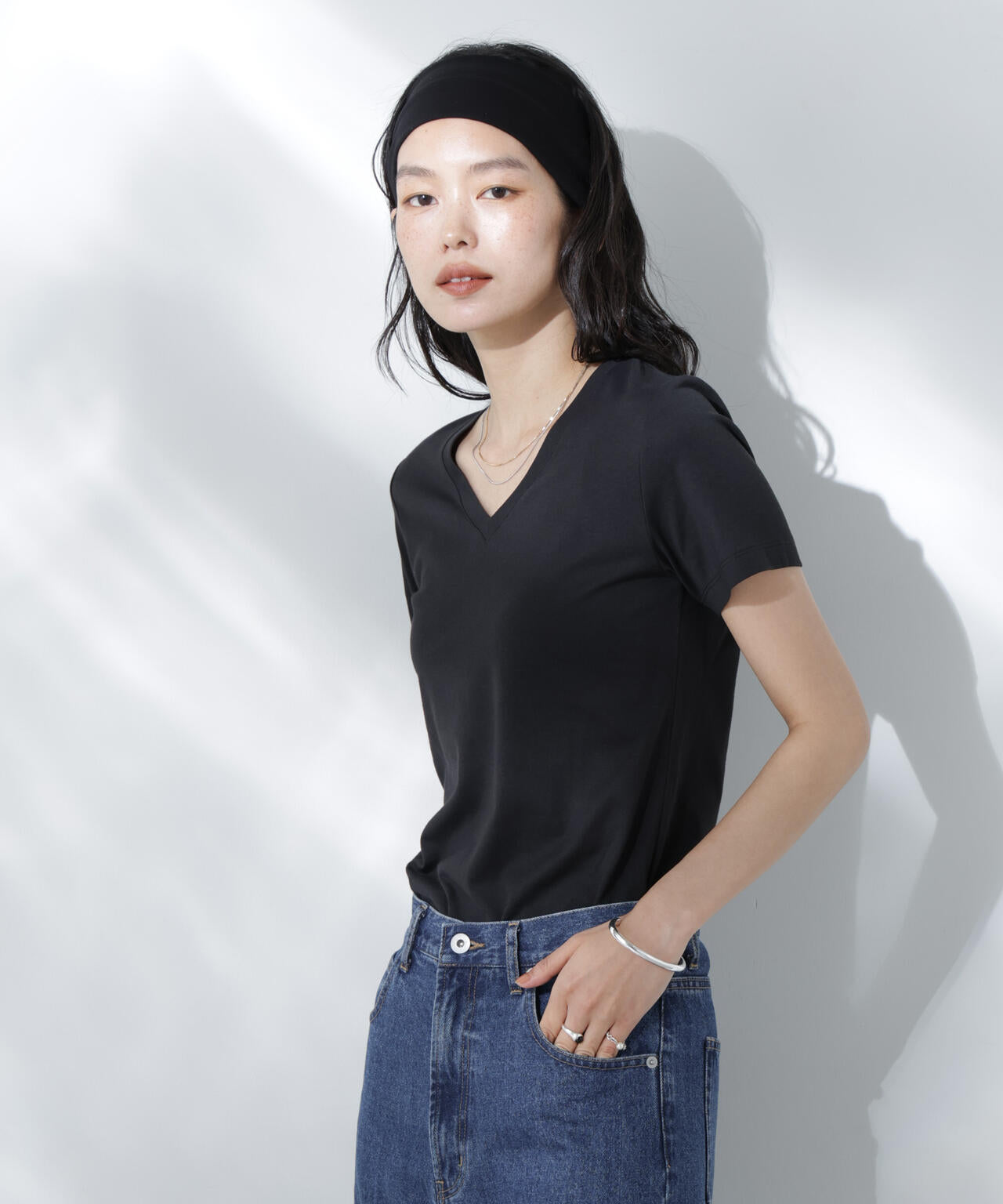 Anti Soaked(R) 汗染み防止VネックTシャツ