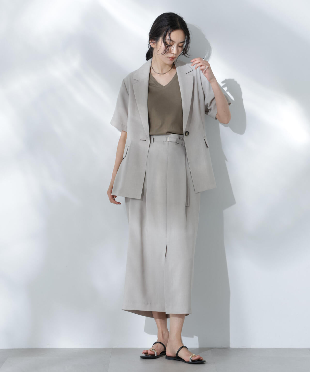 Anti Soaked(R) 汗染み防止VネックTシャツ